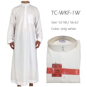 Wholesale middle east garment for sale - Group buy Middle East White Qatar Traditional Arab Men s Sunday Garments Muslim Islamic Costumes Hui Men Growth Gowns Fasting Men s Dresses Robe
