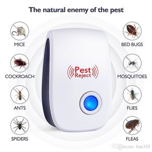 Pest Reject Electronic Cat Ultrasonic Anti Mosquito Insect Killer Repeller Control Rat Mouse Cockroach Repellent EU US UK AU Plug