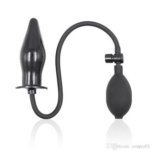 inflatable anal pumping achat en gros de Gonflable Butt Plug Pompe Anal Sex Toy Extensible pour homme et femme adulte sexe Produits CP BP01