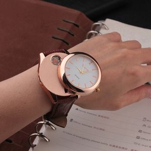 unique men's 2 in 1 wrist watch lighter top grade classical quartz lighter Electric cigarette lighter USB Rechargeable Windproof w0270