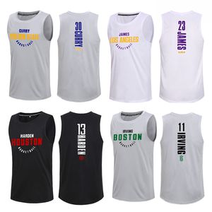 kurutma fanı toptan satış-Hızlı Kuru Sportwear Koşu Erkekler için Tops Basketbol Yelek Hayranları Formalar Spor T Gömlek Kolsuz Tee İstasyonları Giyim Eğitim Üniformalar