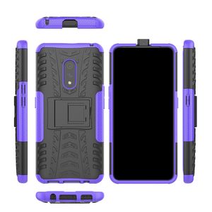 Wholesale oppo reno 5 for sale - Group buy For OPPO reno Tire Patterned Hybrid Armor Case Dual Layer Soft TPU Hard Back Kickstand Shockproof Cover For OPPO realme