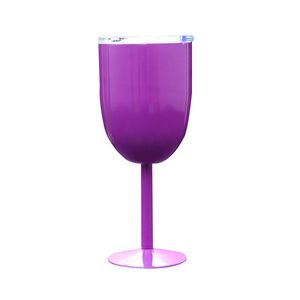 10oz ml vacuüm roestvrijstalen cocktailglas wijn creatieve moderne wijncup duurzame glazen goblet met deksel cocktail party cup