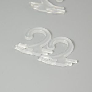 Wholesale sock hooks for sale - Group buy 1000pcs big small Plastic sock packing bag hook hanger transparent black