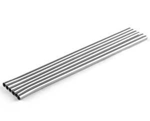 Durable Stainless Steel Straight Drinking Straw Straws Metal Bar Family kitchen Diameter mm DHL FEDEX
