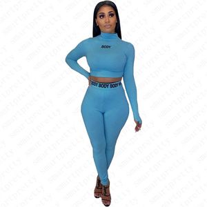 Wholesale full length robes for sale - Group buy Women s Summer Tracksuit Crop Stacker Collar T shirt Leggings Pant Pieces Set Ladies Outfits Casual Printed Tights Clothing S XXL D52706