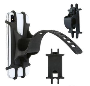 Motorcykel telefonhållare Justerbar cykeltelefonmontering för iPhone Samsung Universal Mobiltelefon Telefon Bike Bike Handle Bar Clip Stand GPS
