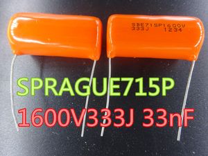 10 stks partij hoge precisie dunne filmcondensator Sprague P V UF J