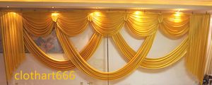 6m wide swags valance wedding stylist backdrop Party drop Curtain Celebration Stage Performance Background beautiful draps decorations
