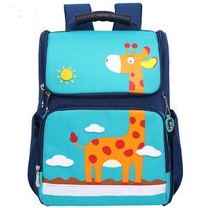 ergonomic backpack orthopedic waterproof delun bags children schoolbag boys cartoon backpacks