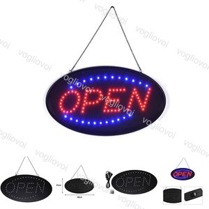 LED Open Sign Advertising Light Billboard Shopping Mall Bright Animated Motion Business Store Shop US EU Plug DHL