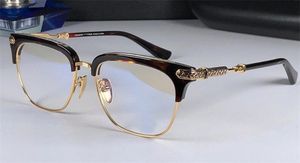 steampunk gözleri toptan satış-Yeni Moda Gözlük Krom H Gözlük Verti Reçete Erkekler Göz Çerçeve Tasarım UV400 Reçete Gözlük Vintage Çerçeve Steampunk Stil