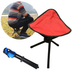 Wholesale camp stools resale online - Outdoor Three Legged Fishing Stool Foldable Folding Stool Camp Beach Fishing Travel Camping Picnic Chair Fishing Accessories OOA5021
