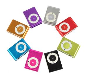leitor de música mp3 usb venda por atacado-Mini MP3 Players Suporte Micro TF SD Slot com fone de ouvido e cabo USB portátil