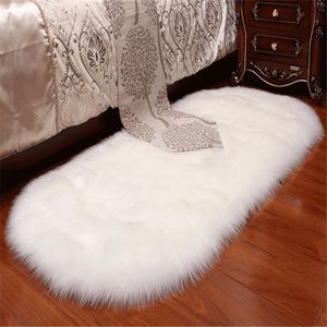 new wool carpet großhandel-Neue cm Weiche künstliche Wolle Schaffell Flauschige Teppich Pelz Teppich Lange Haare Festmatte Home Deco Room Decor Decor