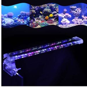 réservoirs de poisson tube achat en gros de Aquarium LED Lampe cm Color Color Clip Clip On Lampe High Light LED Bar SMD5730 Réservoir de poisson Bleu Blanc Tube d éclairage rose