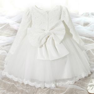 Moje dziecko pierwsze pierwsze sukienki urodzinowe dla dziewcząt chrzciny chrztu różowa księżniczka Tutu formalna suknia balowa toddler vestido t
