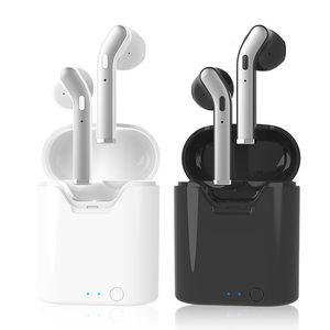 zwillinge kopfhörer großhandel-Drahtloser Bluetooth Kopfhörer Kopfhörer wasserdicht Sport Stereo Headset In Ear Ohrhörer TWS mit Ladebuchse für Smartphone Mini Twins