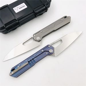 NOC original dt-03 bearing folding knife vg10 steel titanium alloy handle outdoor camping hunting fishing EDC tool
