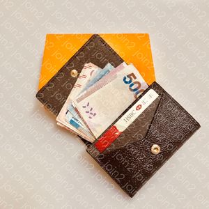 Enveloppe Carte de Visite M63801 Projektant Moda Mężczyzna Monety Biznes Kredyt Karta Uchwyt Ticket Key Case Luksusowy Kieszonkowy Organizator Portfel N63338