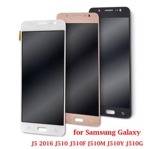 lcd ekran dokunmatik ekran toptan satış-Cep Telefonu Dokunmatik Paneller Samsung Galaxy J5 J510 J510F J510FN J510M J510Y J510G LCD Ekran Digitizer Monitor Montaj