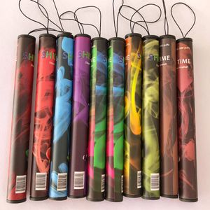 puf shisha
 toptan satış-Toptan Nargile Zaman E Nargile Puffs Boru Kalem Elektronik Sigara Çubuk Yapışkanları Tek Kullanımlık Posh Vape
