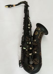 instrumentos frete grátis venda por atacado-Novo de Alta qualidade Japonês Suzuki Tenor Saxofone Bb Música instrumento Preto Níquel Ouro Saxprofessional Profissional Frete grátis