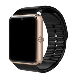 SamsungとiOSアップルiPhoneスマートフォンブレスレットのブルートゥースの腕時計のためのSIMカードスロットのAndroidスマートウォッチ付きベストセラーGT08スマートウォッチ