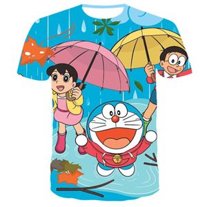 t рубашка для женщин свободная перевозка груза оптовых-Горячая летняя футболка Doraemon мультфильм футболка мужчины и женщины лето с короткими рукавами милый аниме бесплатная доставка