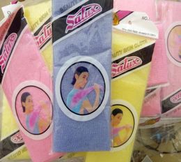30100 cm serviette de bain Salux tissu japonais exfoliant la peau de beauté Corps de lavage des serviettes de lavage de la salle