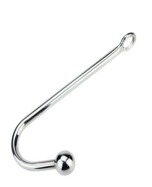 30250 mm en acier inoxydable Anal Hook Metal Butt Plug avec une balle anal plug anal Dilator Gay Sex Toys for Men and Women Adult Games9862189