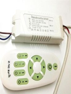 Conductor de atenuación de 3036w sin electrodos 180265 2 4G Control remoto Fuente de alimentación LED para iluminación de techo257T3870181