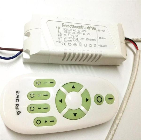 Controlador de atenuación sin electrodos de 3036W 180265 2 4G fuente de alimentación de atenuador LED con control remoto para iluminación de techo 257t8486711