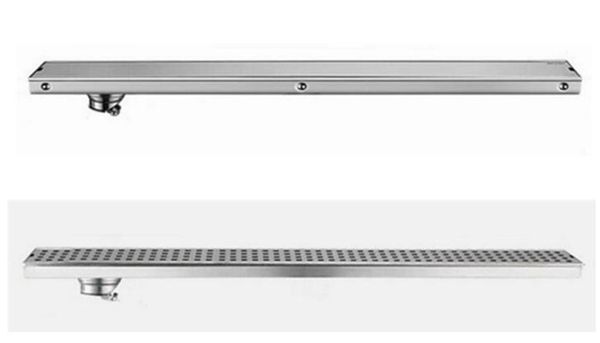 304 acier inoxydable 80cm linéaire anti-odeur long drain de sol salle de bain douche invisible 800mm drain de sol DR099