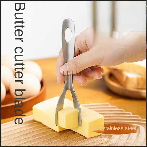 304 couteau de coupe de cube de beurre en acier inoxydable couteau de frottis couteau à fromage coupe grattoir outil de cuisson tout-en-un gadgets pour la maison HKD230810
