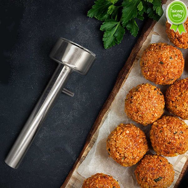 304 acier inoxydable fabricant de boulettes de viande grande boule de Falafel faisant Scoop moule viande pressage Gadgets boulette de viande Machine outil de cuisine