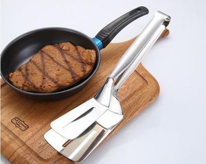 304 rvs steakhouse grill grill gebakken brood sandwich roer-fry clip