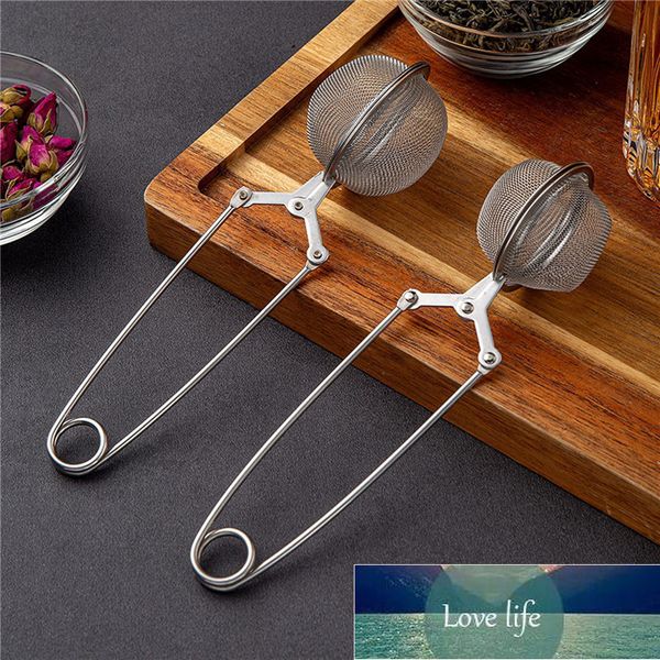 Colador de té de acero inoxidable 304 Bola con fugas Tamiz de harina esférico de mano Colador de tamiz de azúcar en polvo Accesorios de cocina Precio de fábrica diseño experto