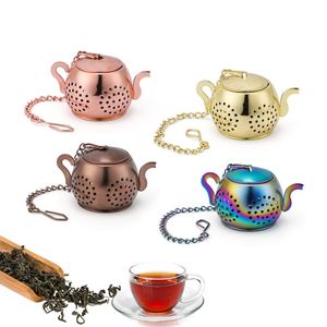 304 Fiesteros de té de acero inoxidable Tetera Tetera Toilatorias de té Spice Herbal Accesorios de té Herramientas de cocina TEAS INFUSER T9I002422