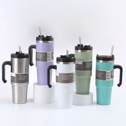 304 roestvrijstalen thermosbeker met handvatrietje Ice Bully Cup 30oz /20oz koudwaterbeker