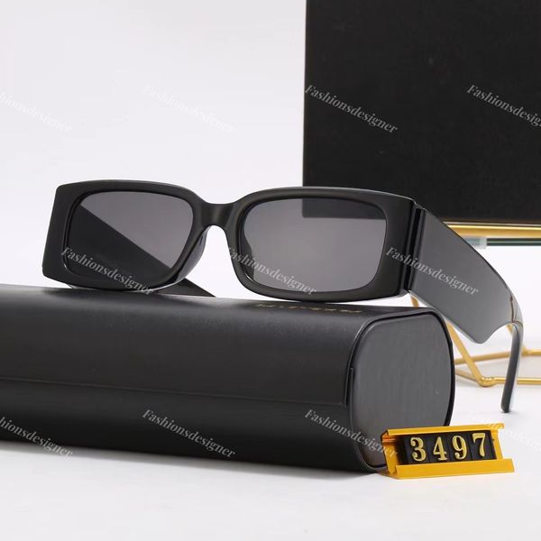 308 Paris Diseñadores para hombre Gafas de sol de marca Gafas de diseñador para hombre Marco pequeño Gafas rectangulares Clásico Retro Alfabeto Sunglasse