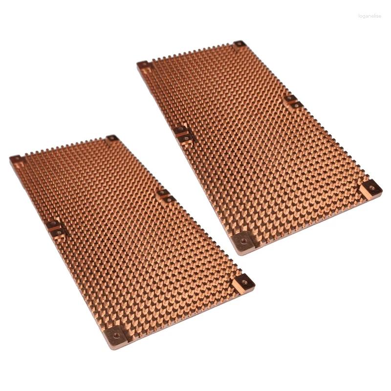 3080 3090 Placa posterior Disipador de calor de cobre puro Tarjeta gráfica Memoria Radiador auxiliar 90X180 MM (5 mm)