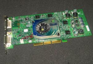 308961-003 308961-001 313285-001 QUADRO4 980XGL AGP 128MB AGP8X grafische kaart VIDEO BOARD S26361-D1473-V98 GS3 voor werkstation XW8000