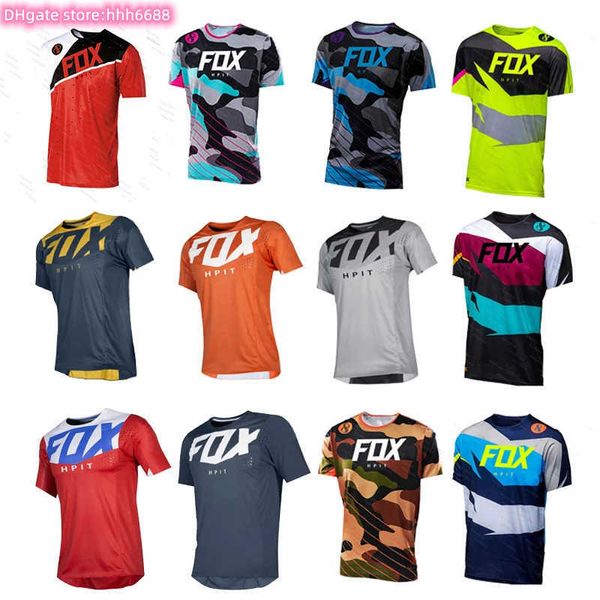 30as 2024 Camiseta de moda Traje de bicicleta de montaña Foxx Camisetas para hombres Camiseta corta de enduro para hombres Camisa de MTB Equipo de ciclismo Cuesta abajo Dh Bicicleta todoterreno Motocross Maillot