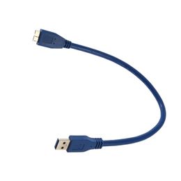 30 cm 100 cm 1m 0.3M USB 3.0 Mannelijke Type A tot Micro B Plug Super-Speed ​​Cable Adapter Converter voor Samsung Galaxy Note3 Opmerking HDD-behuizing 2.5