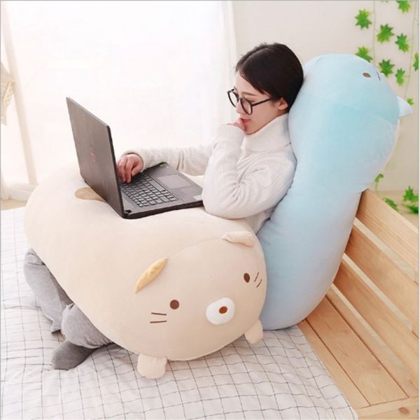 30cm 90cm Cute Corner Bio Pillow Animación japonesa Sumikko Gurashi Peluche de juguete de peluche suave regalo de San Valentín para regalos de niña 211203