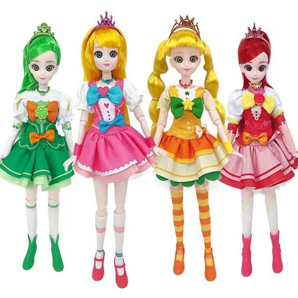 30 cm Anime attraper Teenieping princesse coffret cadeau dessin animé coeur princesse poupée articulations mobiles cadeaux d'anniversaire pour enfants 240130