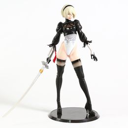 30cm Anime Game Nier: Automata 2b Yorha No.2 Type B PVC Action Figure Collection Model Speelgoed Brinquedos voor Kerstcadeau X0526