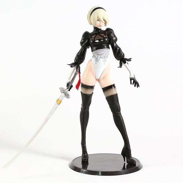 30 CM Anime Jeu NieR: Automates 2b YoRHa No.2 Type B PVC Action Figure Collection Modèle Jouets Brinquedos pour Cadeau De Noël X0526