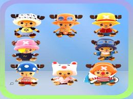 30 cm Anime une pièce Chopper Cosplay Sabo Sanji doux jouets en peluche décorations de fête dessin animé poupées en peluche cadeau de noël pour les enfants 8853565